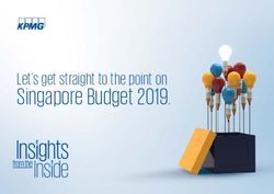 Singapore Budget 2019 - Let's get straight to the point on - Insights From The Inside