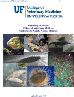 University of Florida College of Veterinary Medicine Certificate in Aquatic Animal Medicine - Aquatic Animal Medicine Certificate
