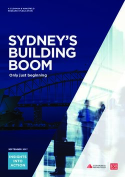 SYDNEY'S BUILDING BOOM - Only just beginning - INSIGHTS INTO ACTION - JAGONAL