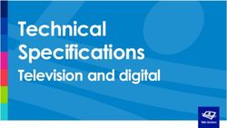Technical Specifications - Television and digital - Télé-Québec