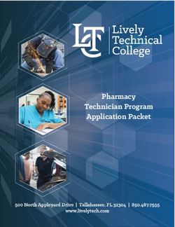 Pharmacy Technician Program Application Packet - Lively ...