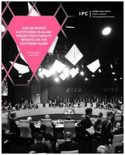 HUB OR SPOKE? NATO'S ROLE IN ALLIED PROJECTING STABILITY EFFORTS ON THE SOUTHERN FLANK