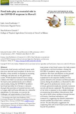Food hubs play an essential role in the COVID-19 response in Hawai'i