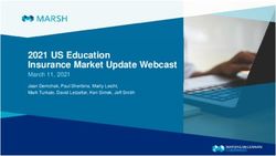 2021 US Education Insurance Market Update Webcast - March 11, 2021 Jean Demchak, Paul Sherbine, Marty Leicht, Mark Turkalo, David Letzelter, Ken ...