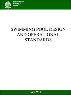 SWIMMING POOL DESIGN AND OPERATIONAL STANDARDS