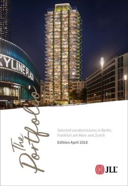 Po Selected condominiums in Berlin, Frankfurt am Main and Zurich Edition April 2018 - JLL Residential