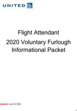 Flight Attendant 2020 Voluntary Furlough Informational Packet - Updated: July 30, 2020