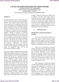 A STUDY ON EMPLOYEE DISPLAIN -HERO MOTORS