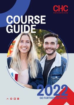 CHRISTIAN HERITAGE COLLEGE - COURSE GUIDE 2022