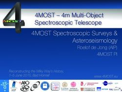 4MOST - 4m Multi-Object Spectroscopic Telescope 4MOST Spectroscopic Surveys & Asteroseismology - Roelof de Jong (AIP) 4MOST PI