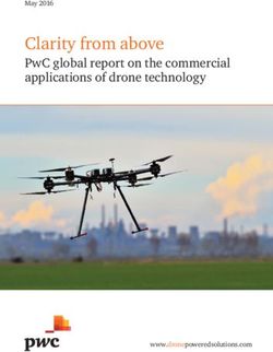 CLARITY FROM ABOVE PWC GLOBAL REPORT ON THE COMMERCIAL APPLICATIONS OF DRONE TECHNOLOGY