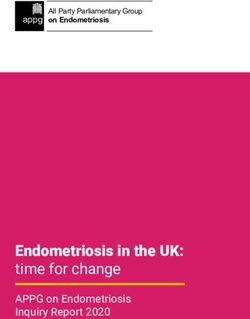 Endometriosis in the UK: time for change - APPG on Endometriosis Inquiry Report 2020 - Endometriosis UK