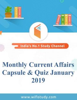 MONTHLY CURRENT AFFAIRS CAPSULE & QUIZ JANUARY 2019 - WIFISTUDY.COM