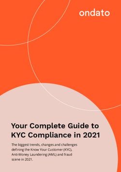 Your Complete Guide to KYC Compliance in 2021 - The biggest trends, changes and challenges defining the Know Your Customer (KYC), Anti-Money ...