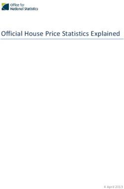 Official House Price Statistics Explained - 4 April 2013