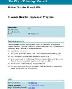 The City of Edinburgh Council - 10.00 am, Thursday, 10 March 2016 - Broughton Spurtle