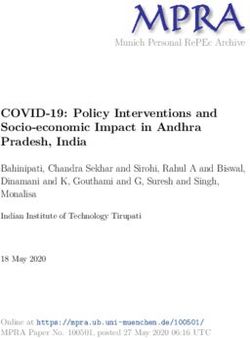 COVID-19: Policy Interventions and Socio-economic Impact in Andhra Pradesh, India