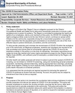 Regional Municipality of Durham - Corporate Policy and Procedures Manual - Region of Durham