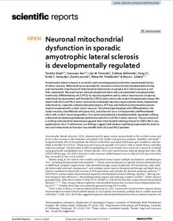 Neuronal mitochondrial dysfunction in sporadic amyotrophic lateral sclerosis is developmentally regulated