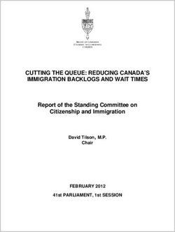 CUTTING THE QUEUE: REDUCING CANADA'S IMMIGRATION BACKLOGS AND WAIT TIMES - Report of the Standing Committee on Citizenship and Immigration ...