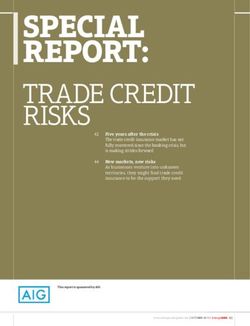 SPECIAL REPORT: TRADE CREDIT RISKS
