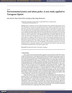 Environmental justice and urban parks. A case study applied to Tarragona (Spain)