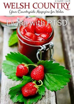 Living with PTSD Jul-Aug2020 Issue95 - Welsh Country Magazine
