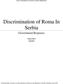 Discrimination of Roma In Serbia - Government Response