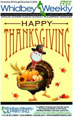 In addition to being your favorite source Whidbey Weekly is also your source for: for news and events on the island