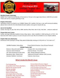 WING WORD July/August 2019 GWRRA Chapter AB-C Innisfail