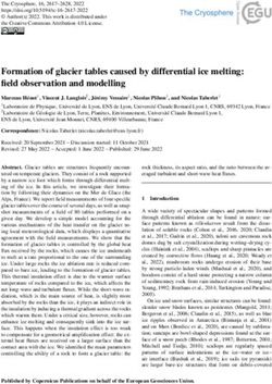 Formation of glacier tables caused by differential ice melting: field observation and modelling