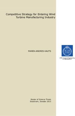 COMPETITIVE STRATEGY FOR ENTERING WIND TURBINE MANUFACTURING INDUSTRY - MAREK-ANDRES KAUTS - DIVA PORTAL