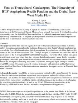 Fans as Transcultural Gatekeepers: The Hierarchy of BTS' Anglophone Reddit Fandom and the Digital East