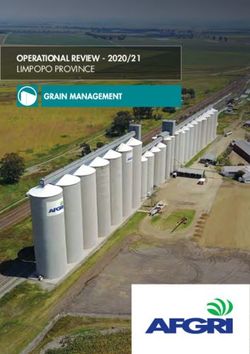 OPERATIONAL REVIEW - 2020/21 LIMPOPO PROVINCE - Afgri