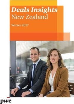 DEALS INSIGHTS NEW ZEALAND - WINTER 2017 - PWC