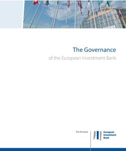 The Governance of the European Investment Bank - The EU bank