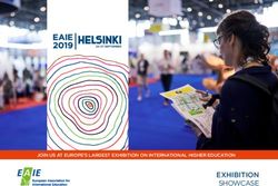 FACING OUTWARD EXHIBITION - EAIE