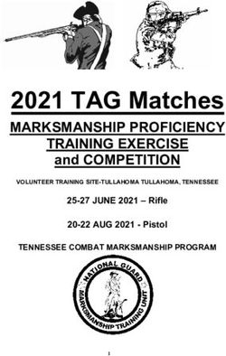 2021 TAG Match es MARKSMANSHIP PROFICIENCY TRAINING EXERCISE - and COMPETITION 25-27 JUNE 2021 - Rifle - TN.gov