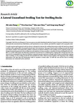 A Lateral Unconfined Swelling Test for Swelling Rocks