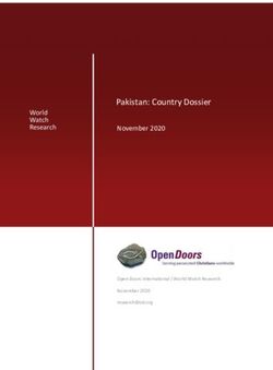 Pakistan: Country Dossier - November 2020 - Open Doors USA