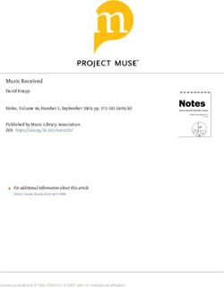 Music Received David Knapp Notes, Volume 66, Number 1, September 2009, pp. 172-181 (Article) Published by Music Library Association