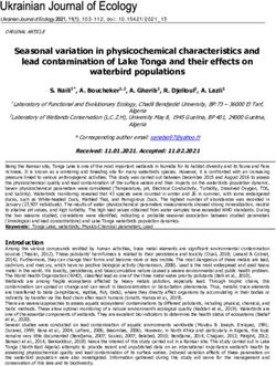 Seasonal variation in physicochemical characteristics and lead contamination of Lake Tonga and their effects on waterbird populations