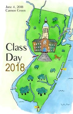 2018 Class Day June 4, 2018 Cannon Green - Princeton University