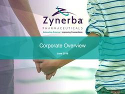 Corporate Overview June 2019 - Zynerba