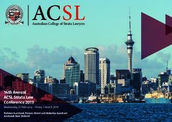 ACSL - 14th Annual ACSL Strata Law Conference 2019 Wednesday 27 February - Friday 1 March 2019 - Australian ...