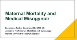 Maternal Mortality and Medical Misogynoir - Brownsyne Tucker Edmonds, MD, MPH, MS Associate Professor of Obstetrics and Gynecology Indiana ...