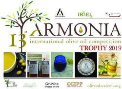 13o international olive oil competition - TROPHY 2019 - Olive Oil Academy