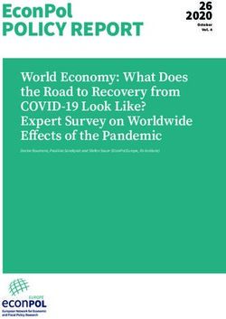 EconPol POLICY REPORT 26 2020 - ifo Institut