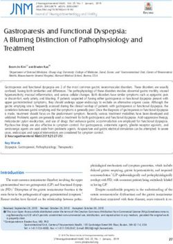 Gastroparesis and Functional Dyspepsia: A Blurring Distinction of Pathophysiology and Treatment - Journal of ...