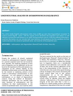 LINGUOCULTURAL ANALYSIS OF ANTHROPONYMS IN ENGLISH EPICS